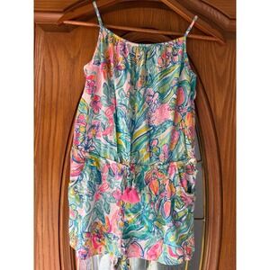 Lilly Pulitzer‎ Girls Shorts/Sleeveless Floral Romper